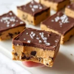 No Bake Cookie Dough Bars (Gluten-Free, Vegan)