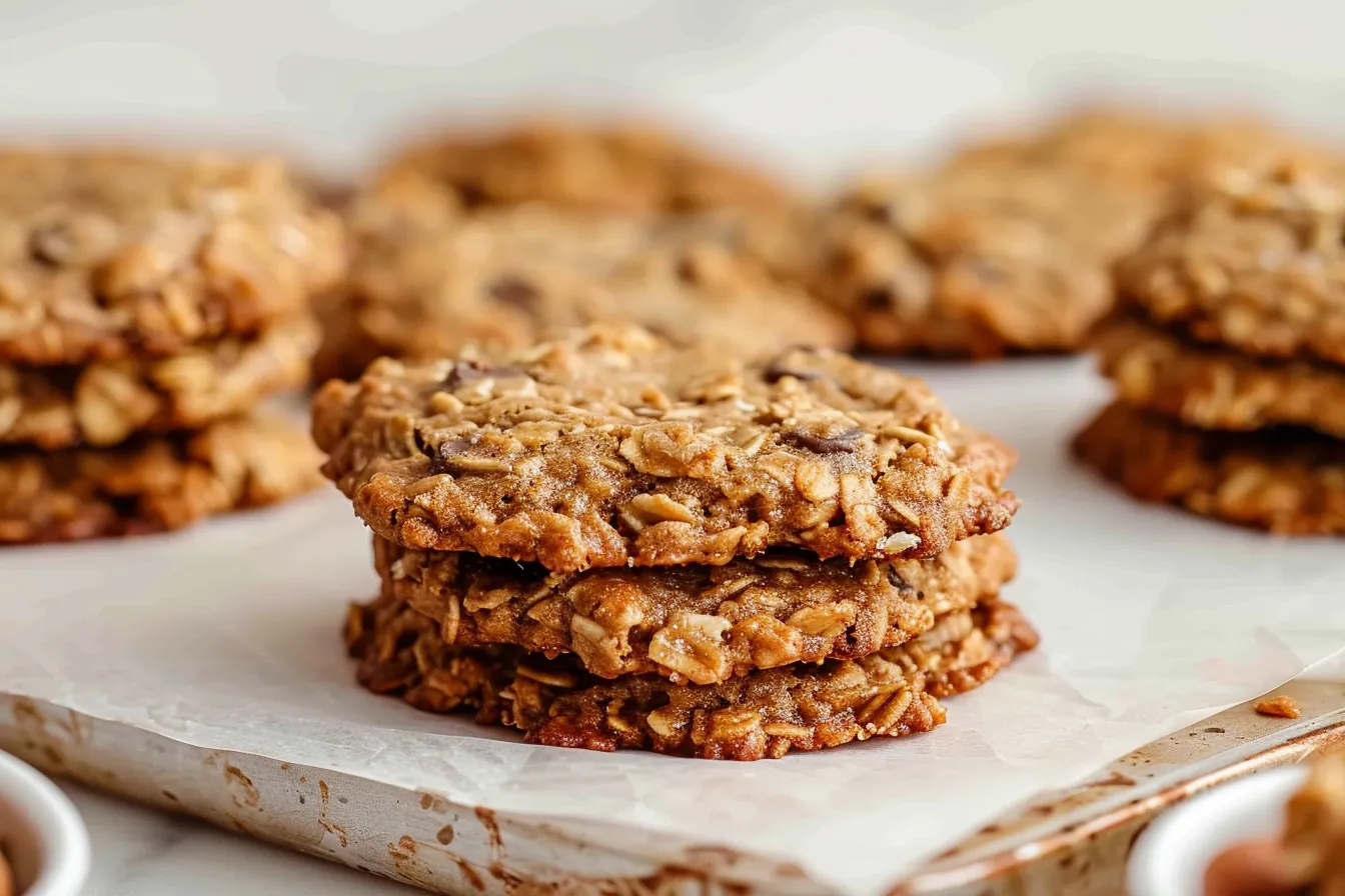 Peanut Butter Banana Oatmeal Cookies