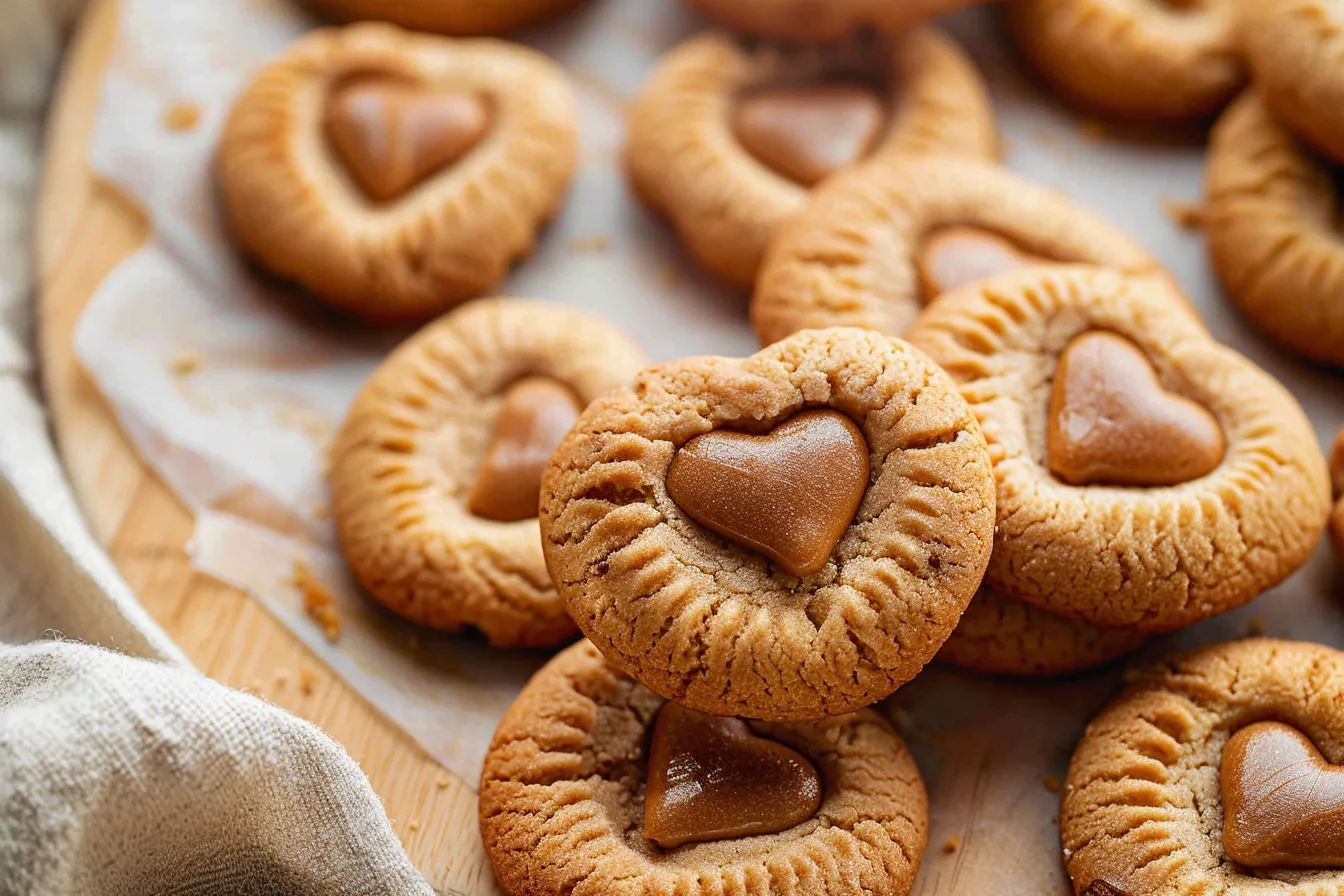 Peanut Butter Valentine’s Day Cookies