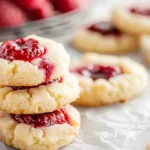Raspberry Thumbprint Cookies