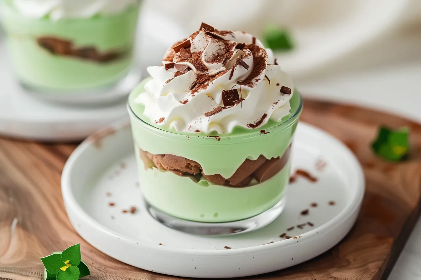 SHAMROCK SHAKE PUDDING CUPS