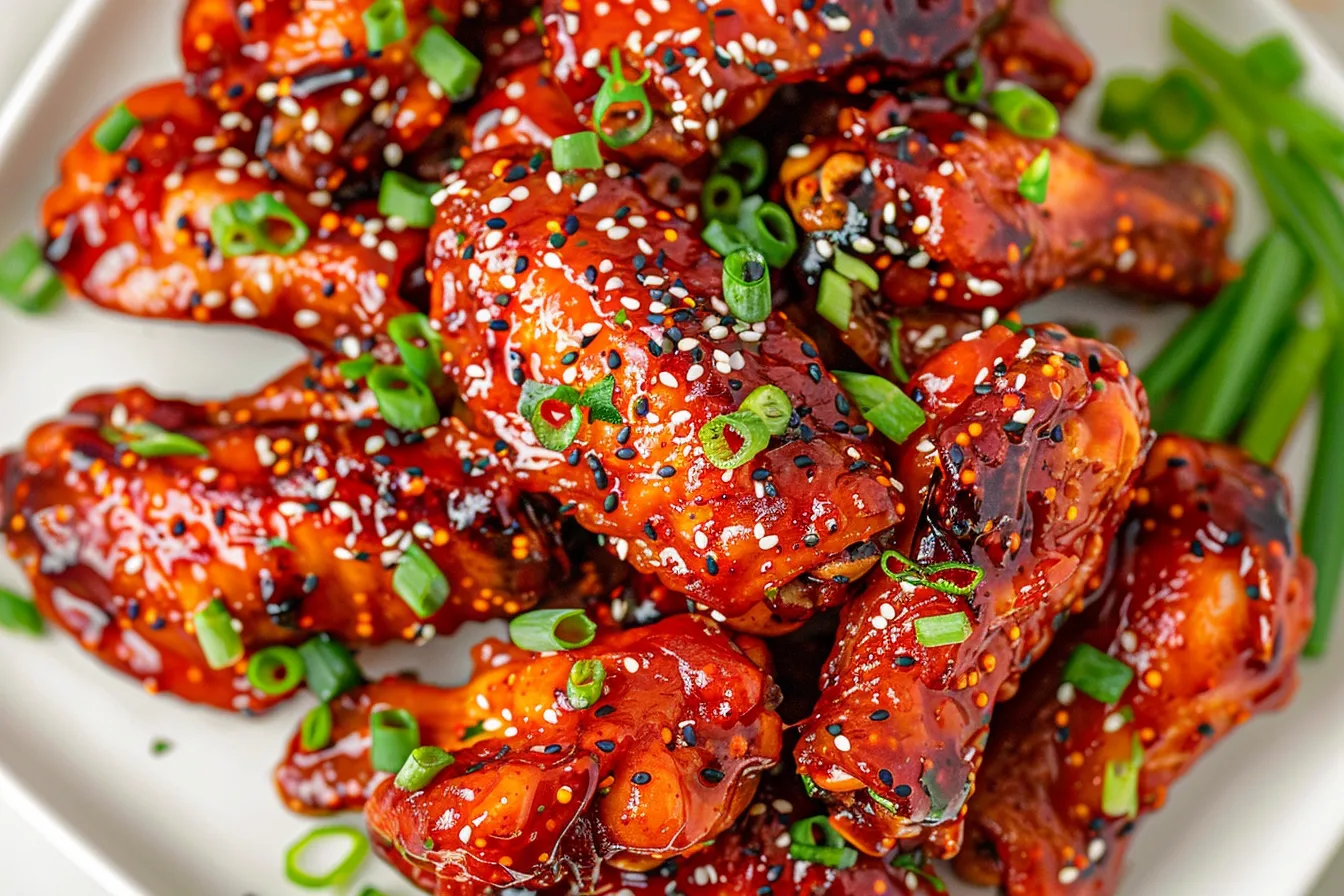 SPICY KOREAN CHICKEN WINGS