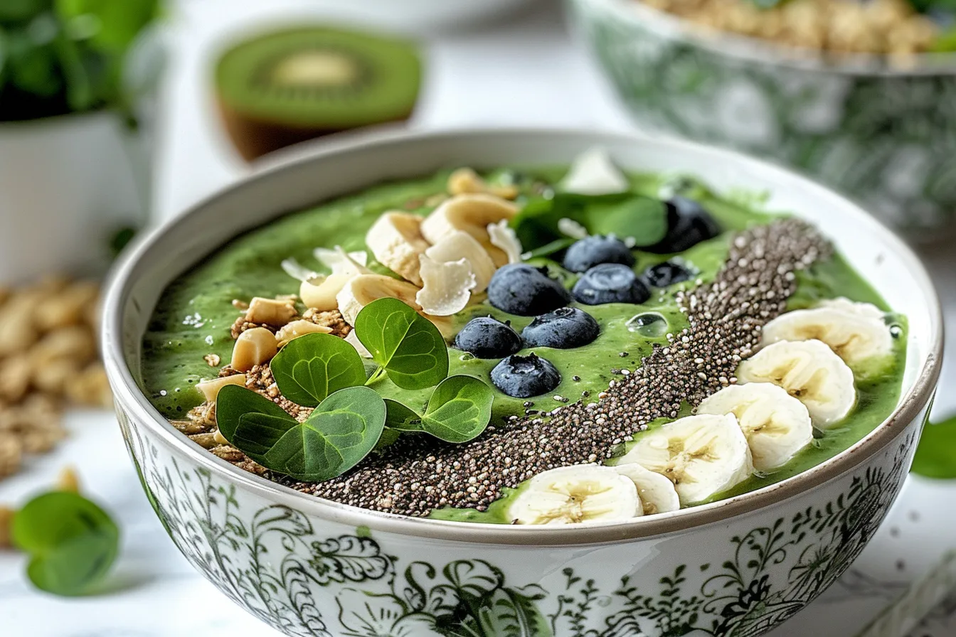 St. Patrick’s Day Green Smoothie Bowl
