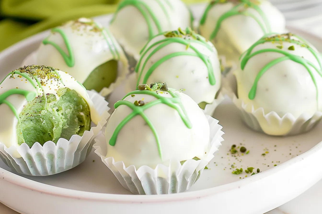 St. Patrick’s Day Green Tea Truffles