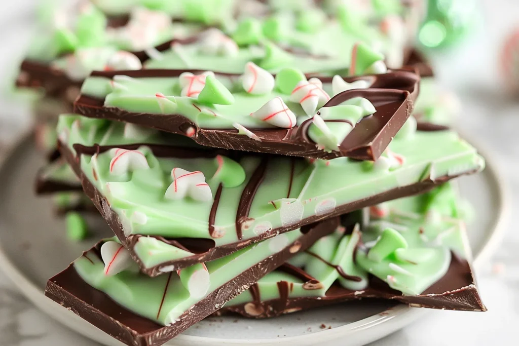 St. Patrick’s Day Mint Chocolate Bark