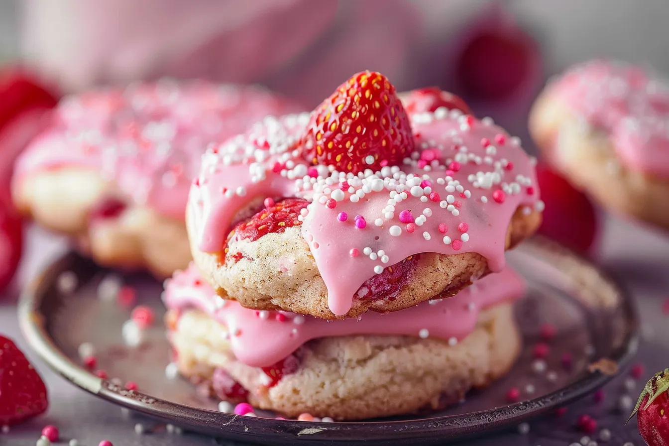 STRAWBERRY KISS COOKIES