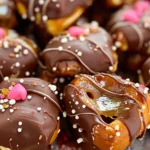 Valentine’s Day Caramel Pretzel Bites