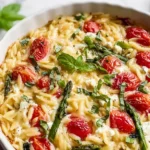Healthy Baked Feta Orzo
