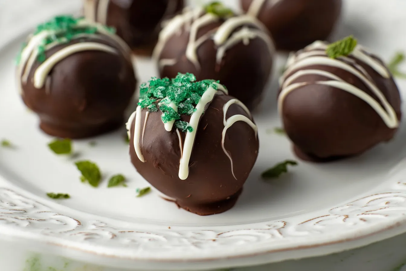 Mint Chocolate Truffles