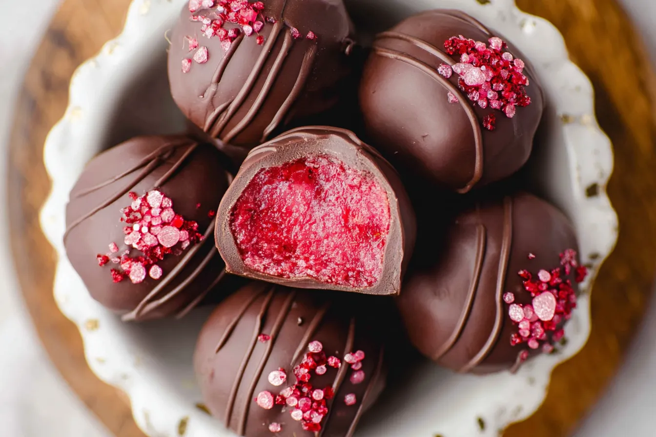 RASPBERRY TRUFFLES