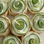 Cucumber and Cream Cheese Sandwich Rolls (with Lavash Bread) - featured image