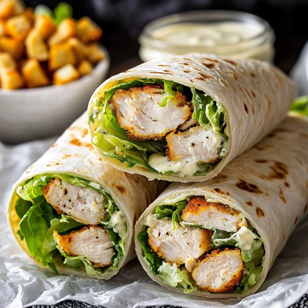 Chicken Caesar Wraps - featured image