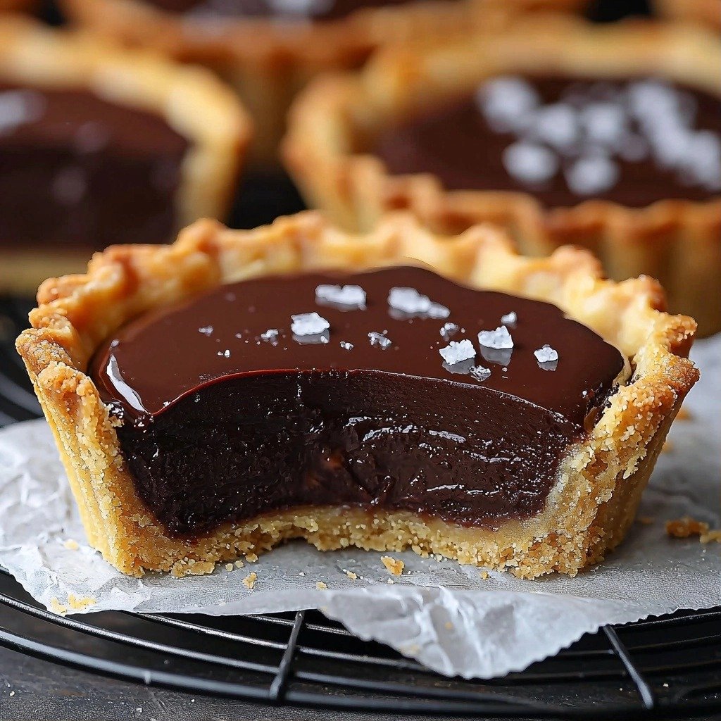 Mini Chocolate Tarts - step by step