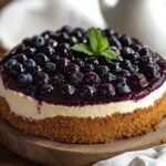 Easy No-Bake Blueberry Cheesecake Recipe - featured image