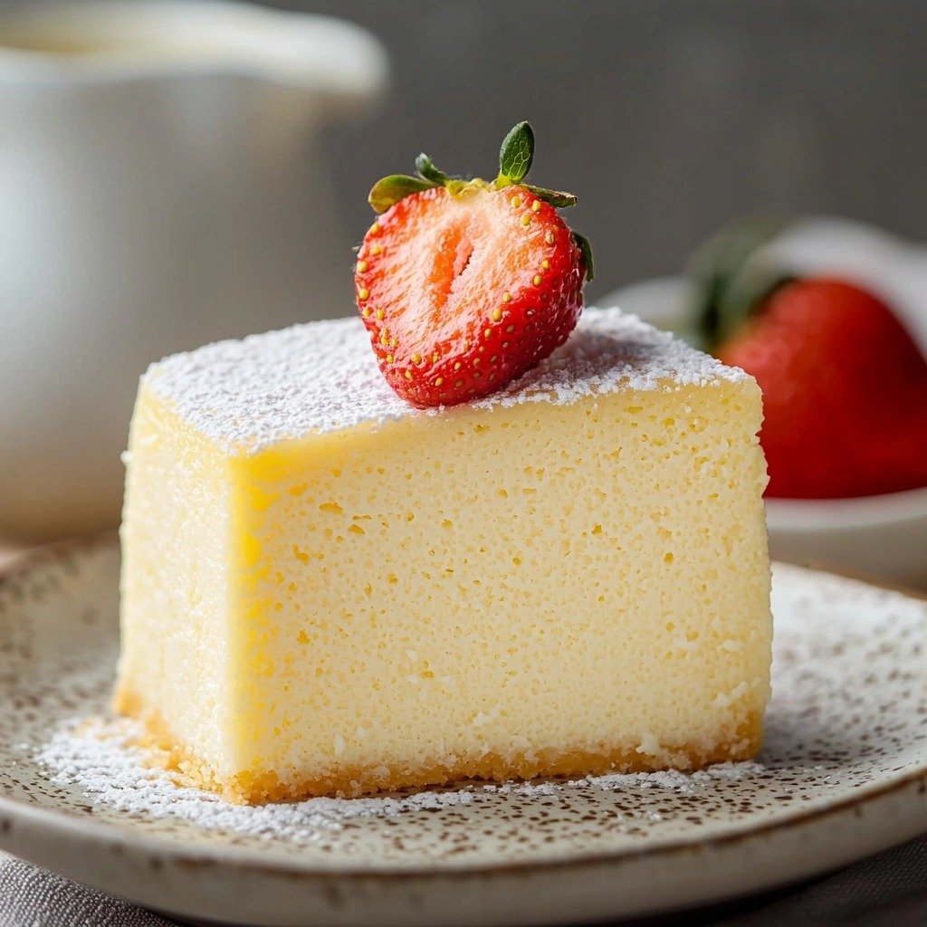 Japanese Cotton Cheesecake - step by step