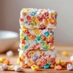 Fruity Pebbles Rice Krispies Treats - featured image