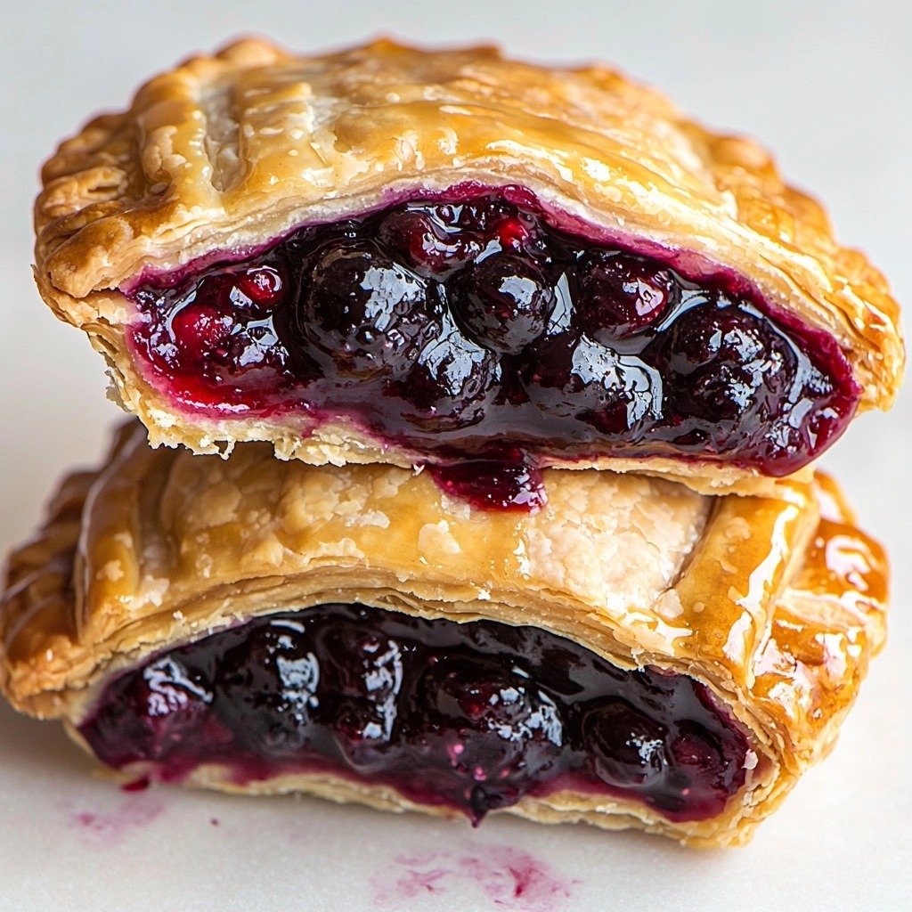 Blueberry Hand Pies - step by step