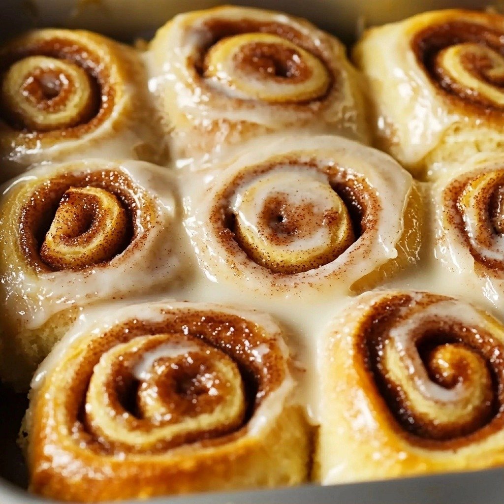 Soft-Baked Apple Cinnamon Rolls - featured image