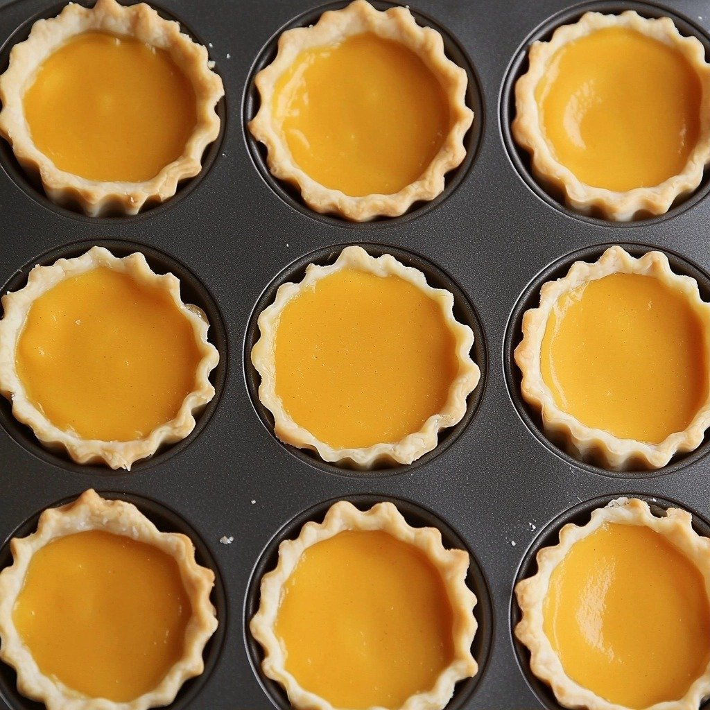 Mini Pumpkin Pies - step by step