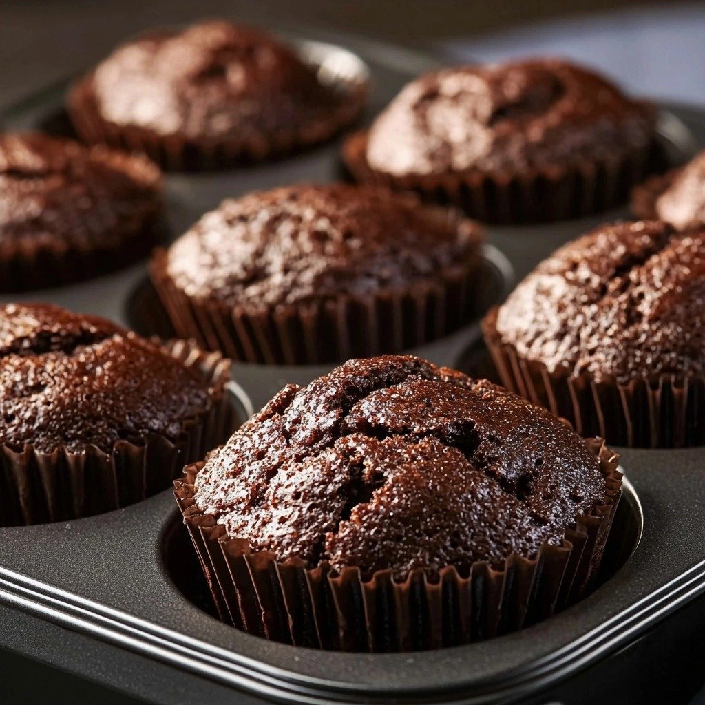 Super Moist Gluten Free Vegan Chocolate Cupcakes - finished dish