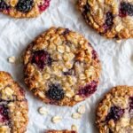 Blackberry Oatmeal Walnut Breakfast Cookies - featured image