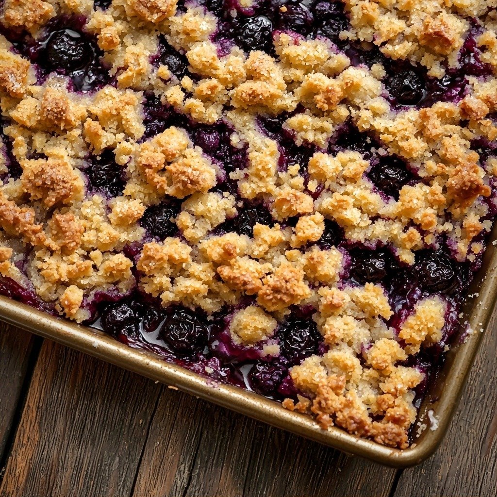 Blackberry Crumb Bars Recipe - featured image