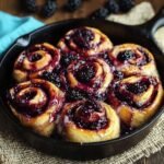 Easy 5-Ingredient Skillet Blackberry Sweet Rolls - featured image