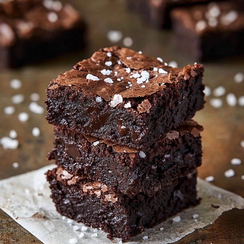 Fudgy Dark Chocolate Zucchini Brownies Recipe - step by step
