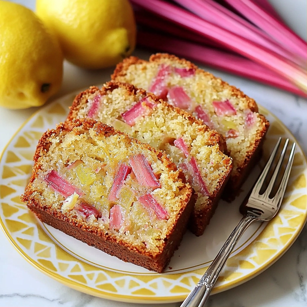 Delicious Lemon Rhubarb Bread - featured image