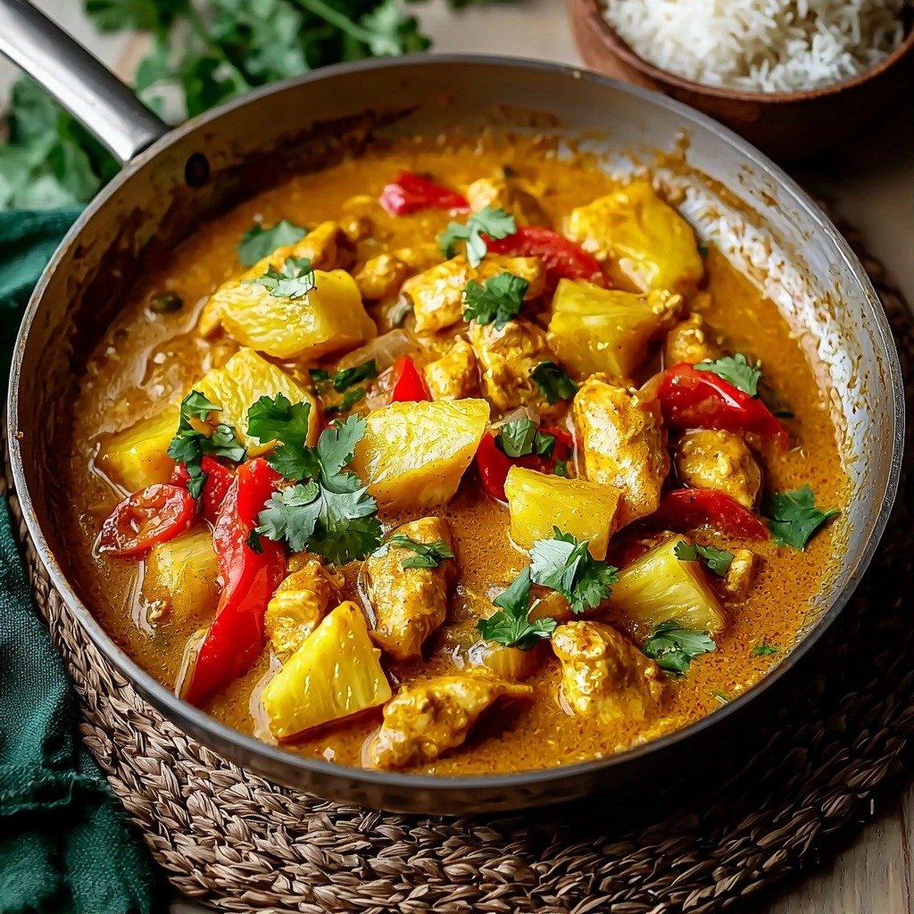 Creamy Chicken Pineapple Curry - featured image