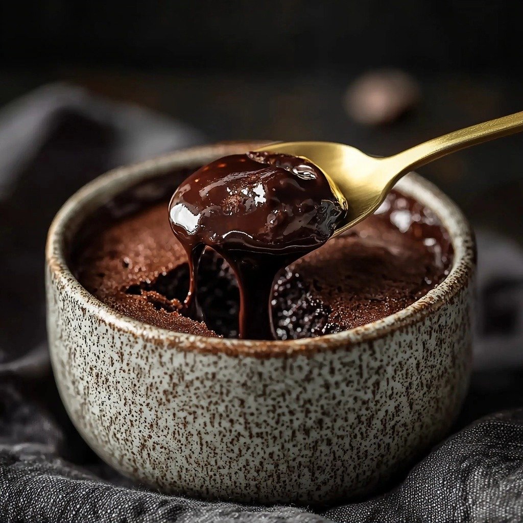 Quick Greek Yogurt Mug Cake - step by step