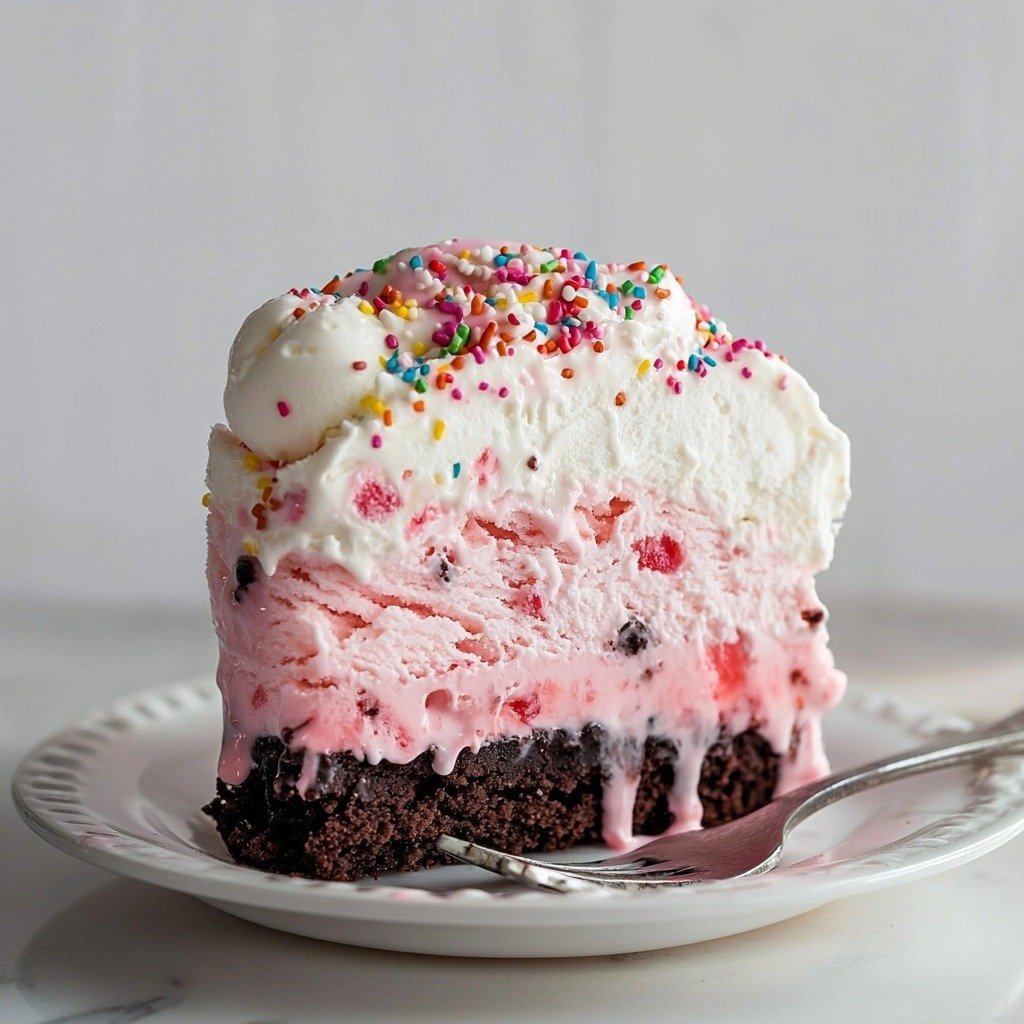 Homemade Ice Cream Cake (Like Dairy Queen) - step by step