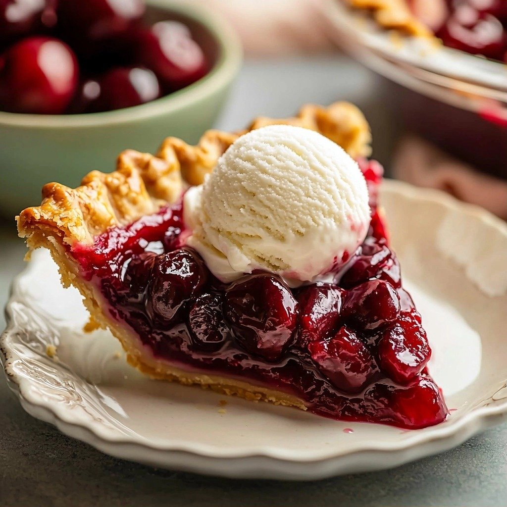 Homemade Cherry Pie (With Thick Filling) with Thicker Filling - step by step