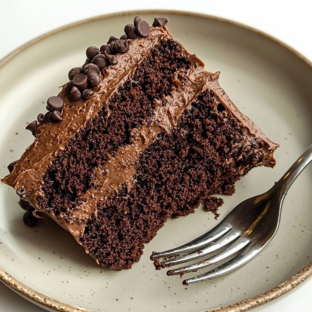 Chocolate Zucchini Cake - step by step