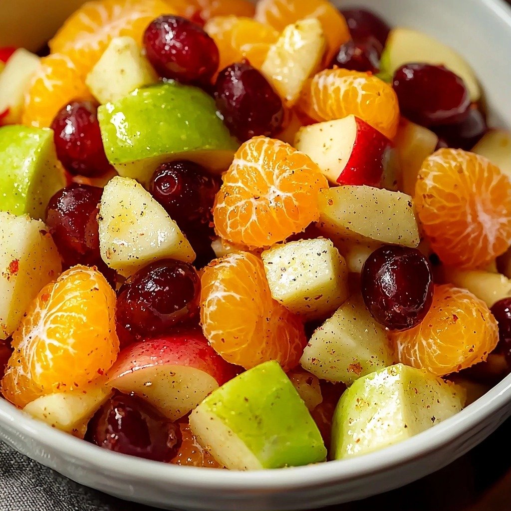Thanksgiving Fruit Salad - step by step