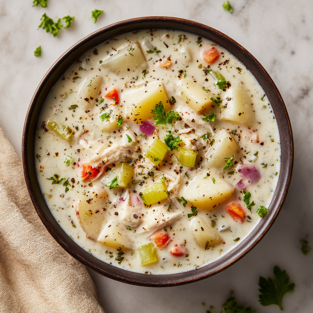 Simple New England Clam Chowder