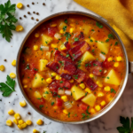30-Minute Tomato Corn Chowder